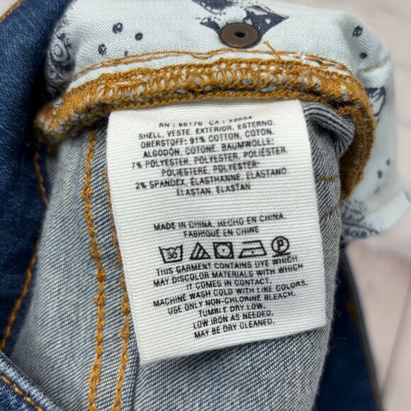 Anthropologie Pilcro & The Letterpress High Rise Flare Jeans 27 Denim D040 -5 - Picture 14 of 16